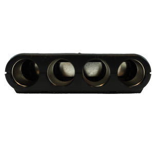 4-Socket Car Cigarette Lighter Splitter with Red LED Indicator