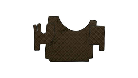 Quilted Faux Leather Floor Mat for Renault T with Engine Tunnel (From 2014)