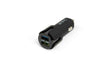 Cargador USB para coche 1A/2,4A, doble puerto, 12/24V