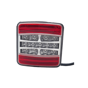 LED Trailer Light with 3 Functions and Reflector