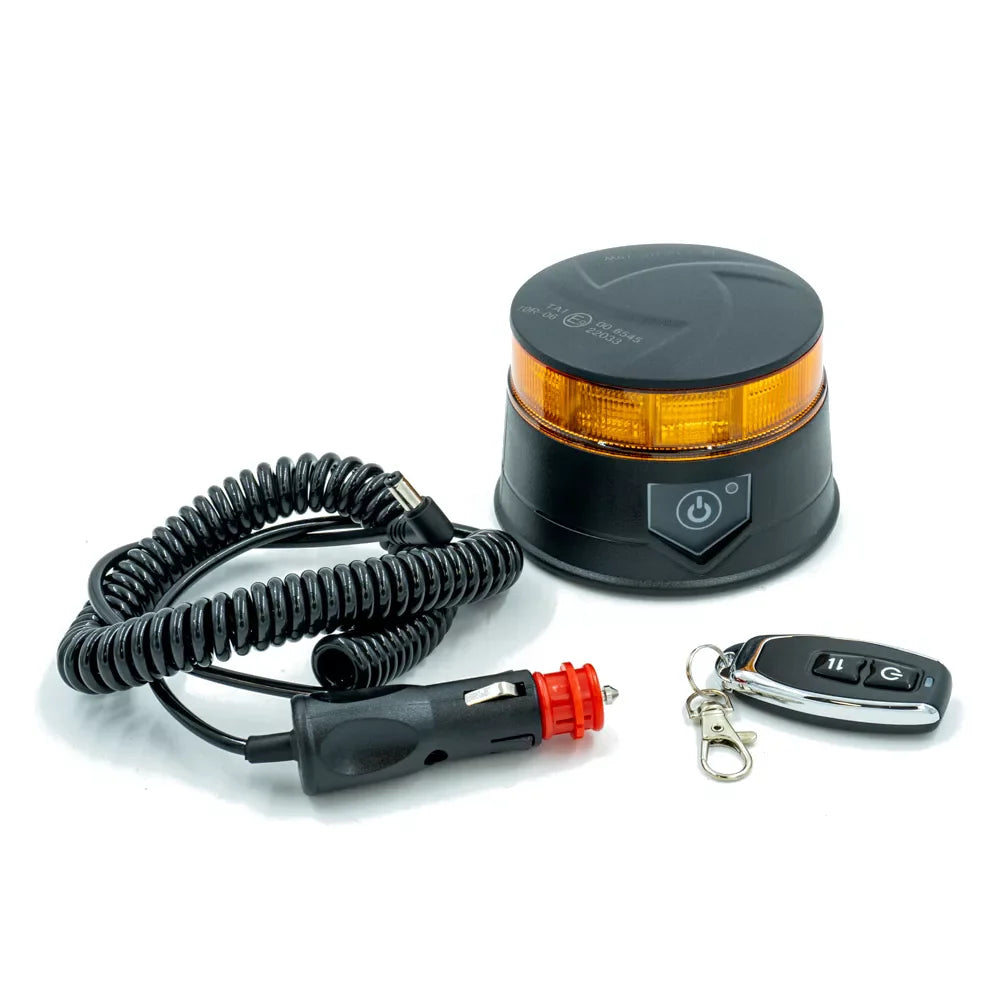 Yellow Flashing Warning Light BLACK EDITION