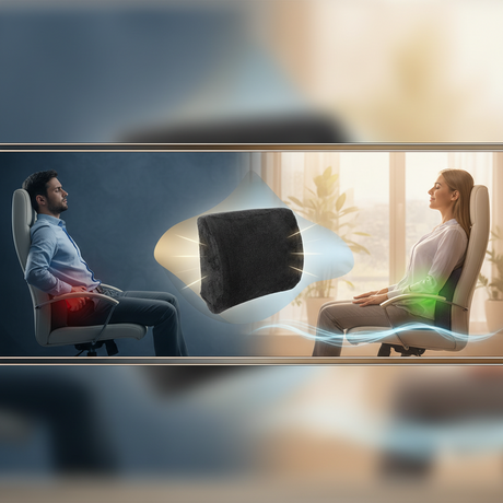 Ergonomic Lumbar Support with Memory Foam