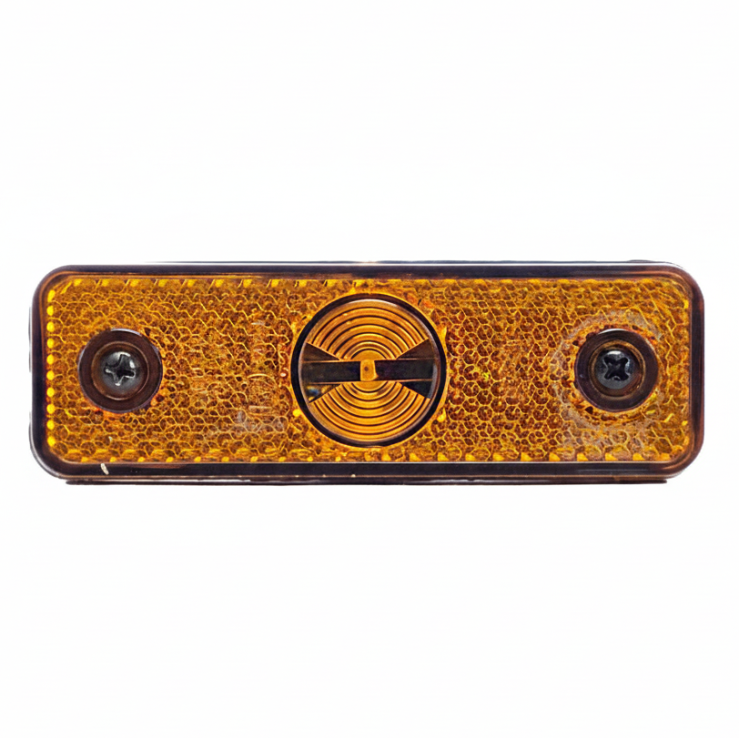 Luz de posición LED ámbar empotrable Flatpoint Aspöck