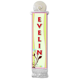 Mini vlaječka se jménem na sklo – A-E