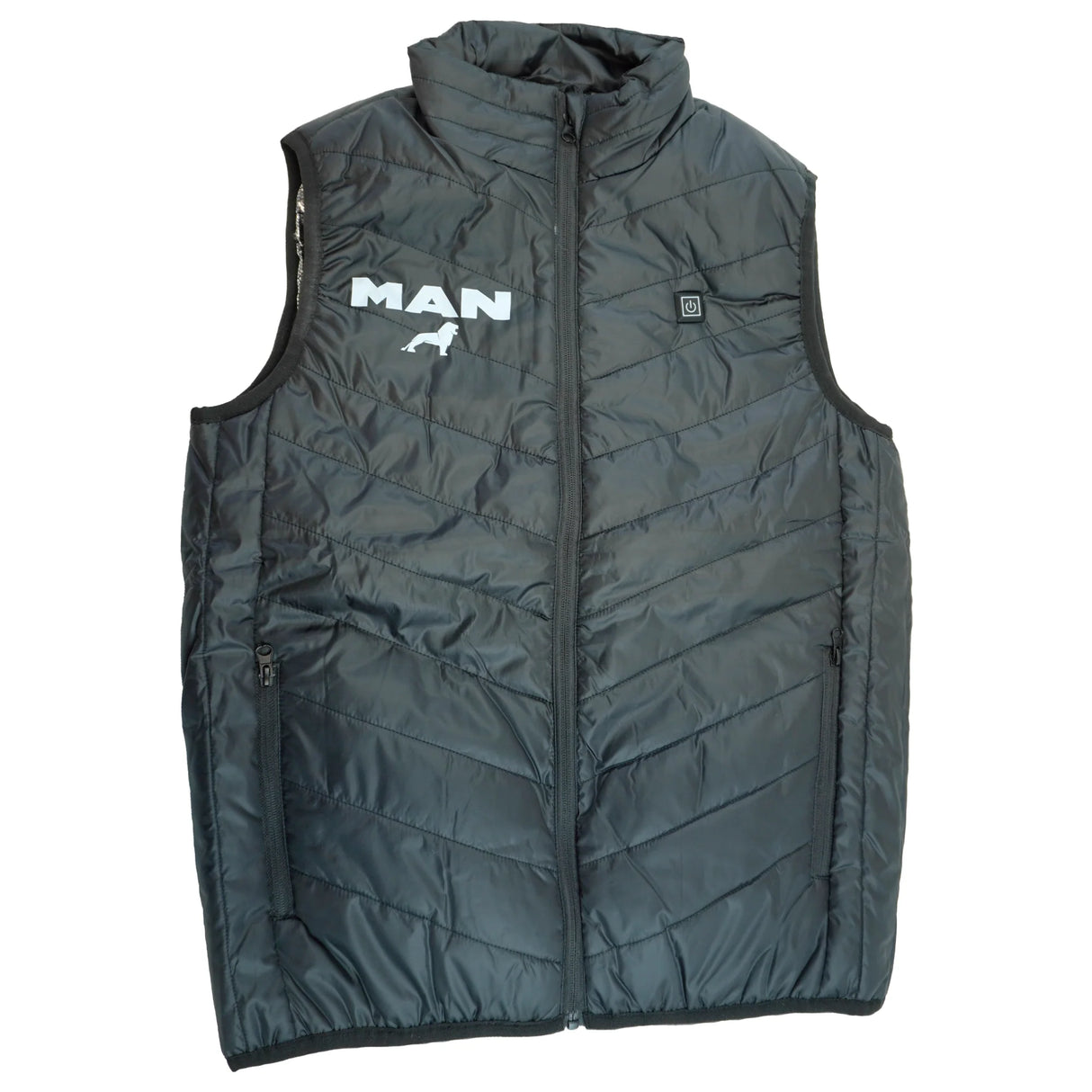 Heated Vest with Truck Brand Logo – 3 Heat Levels