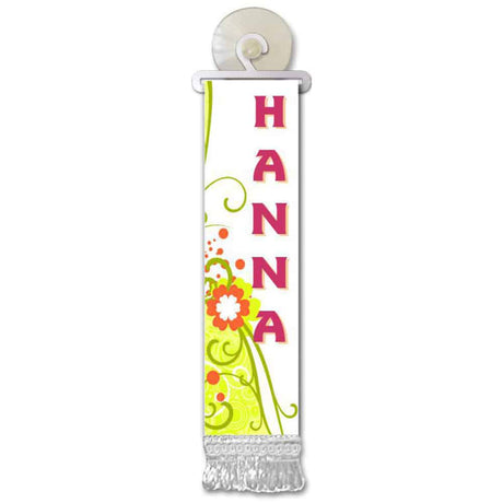 Mini Flag with Name F-L