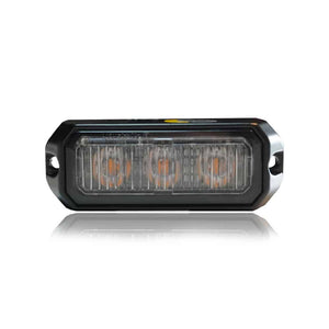 Auxiliary Amber Strobe Light 3LED 12/24V 26 Modes