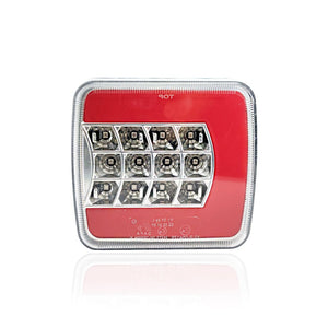 LED Lamp 4-Function Transparent Non-Reflector 12/24V